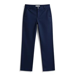 NWT Cat & Jack Boys Navy Flat Front Twill Chino Pants Thanksgiving Holiday Husky